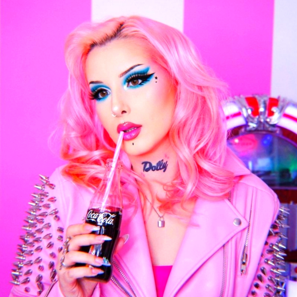 Killstar Dismay Biker Jacket [pastel pink]                  💖RARE💖